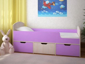 Кровать Малыш Мини Дуб молочный-Ирис в Лесном - lesnoj.magazinmebel.ru | фото