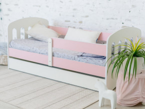 Кровать Малыш с ящиком розовый в Лесном - lesnoj.magazinmebel.ru | фото
