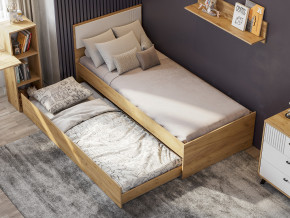 Кровать одинарная Милан выкатная с настилом в Лесном - lesnoj.magazinmebel.ru | фото