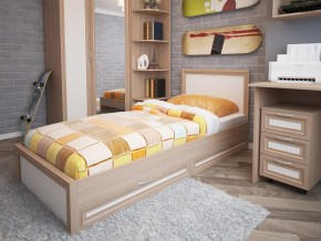 Кровать с настилом Остин модуль 21 с ящиками 24 в Лесном - lesnoj.magazinmebel.ru | фото
