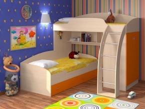 Кровать Соня 1+2 Оранжевый в Лесном - lesnoj.magazinmebel.ru | фото