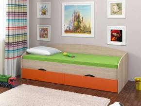 Кровать Соня 2 сонома-оранжевый в Лесном - lesnoj.magazinmebel.ru | фото