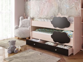 Кровать Соник с ящиком млечный дуб-венге в Лесном - lesnoj.magazinmebel.ru | фото