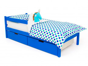 Кровать Svogen classic с ящиками и бортиком синий в Лесном - lesnoj.magazinmebel.ru | фото