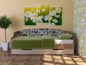 Кровать Юниор Тип 2 Микровелюр-марки 800х1600 в Лесном - lesnoj.magazinmebel.ru | фото - изображение 1