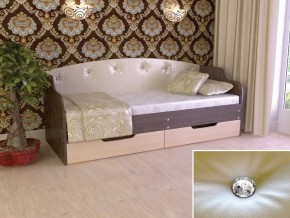 Кровать Юниор Тип 2 Венге/дуб молочный 800х1600 в Лесном - lesnoj.magazinmebel.ru | фото