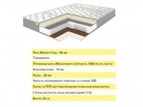 Матрас Эмма 80х200 в Лесном - lesnoj.magazinmebel.ru | фото - изображение 2