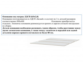 Основание из ЛДСП 0,9х2,0м в Лесном - lesnoj.magazinmebel.ru | фото