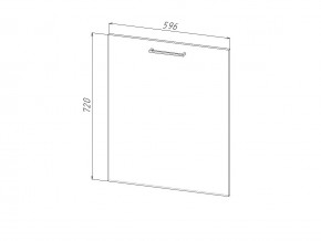 П 60 Комплект для посудомоечной машины 600 мм (цоколь + фасад) ЛДСП в Лесном - lesnoj.magazinmebel.ru | фото