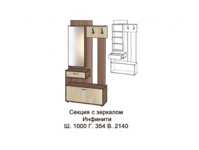 Секция с зеркалом в Лесном - lesnoj.magazinmebel.ru | фото