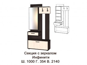 Секция с зеркалом в Лесном - lesnoj.magazinmebel.ru | фото