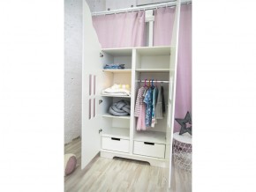 Шкаф детский двухдверный с ящиками Домик в Лесном - lesnoj.magazinmebel.ru | фото - изображение 3