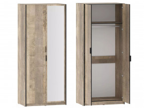 Шкаф для одежды Фолк НМ 014.03 фасад с зеркалом в Лесном - lesnoj.magazinmebel.ru | фото