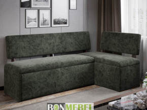 Скамья угловая со спальным местом Монреаль ткань зеленая в Лесном - lesnoj.magazinmebel.ru | фото