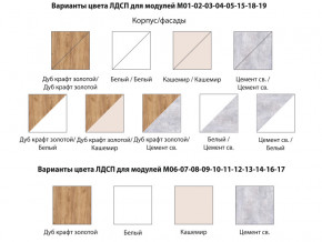 Спальня Осло Дуб крафт золотой-Цемент светлый ручка брусок в Лесном - lesnoj.magazinmebel.ru | фото - изображение 2