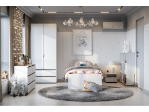 Спальня Токио Белый текстурный в Лесном - lesnoj.magazinmebel.ru | фото - изображение 8