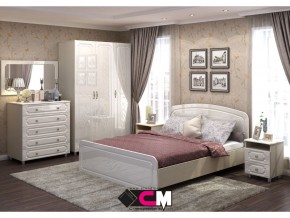 Спальня Виктория МДФ с большим комодом в Лесном - lesnoj.magazinmebel.ru | фото